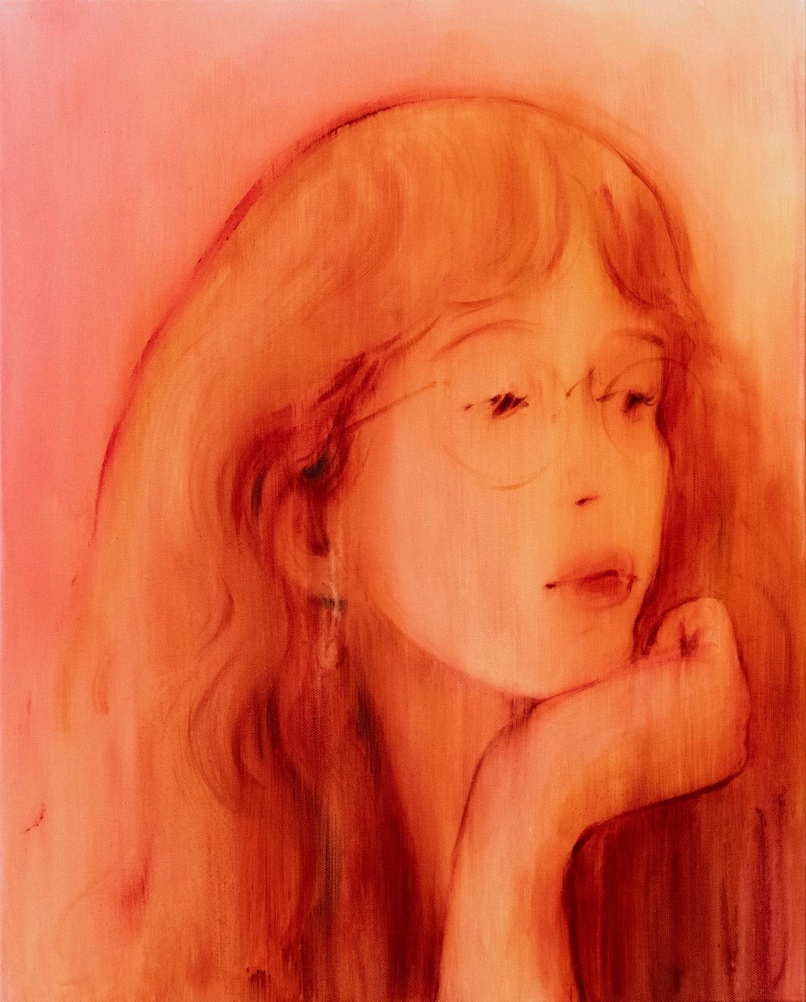 Self Portrait in Azo Gold by Zoe Schweiger
