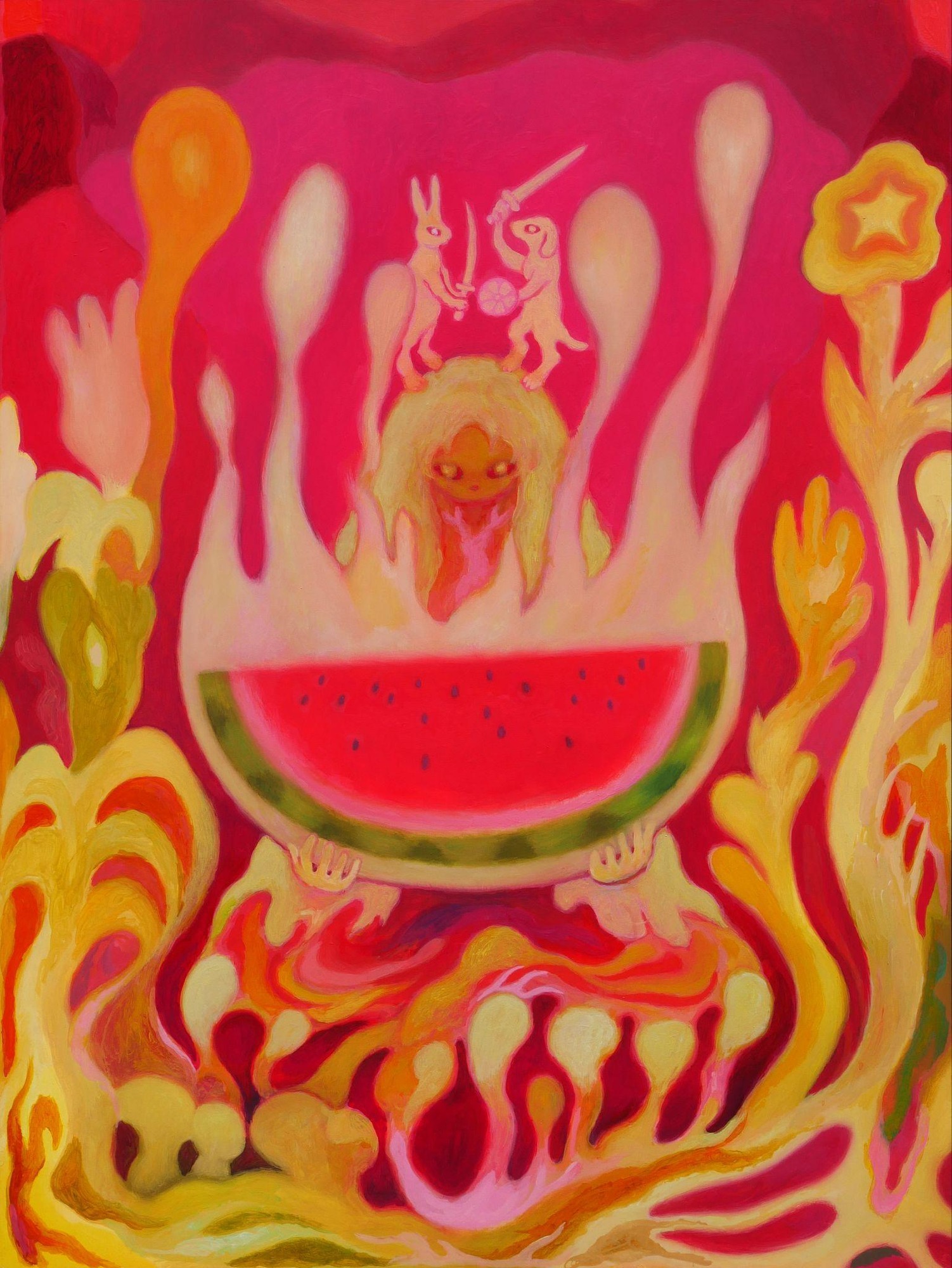 Ram Dass poem painting